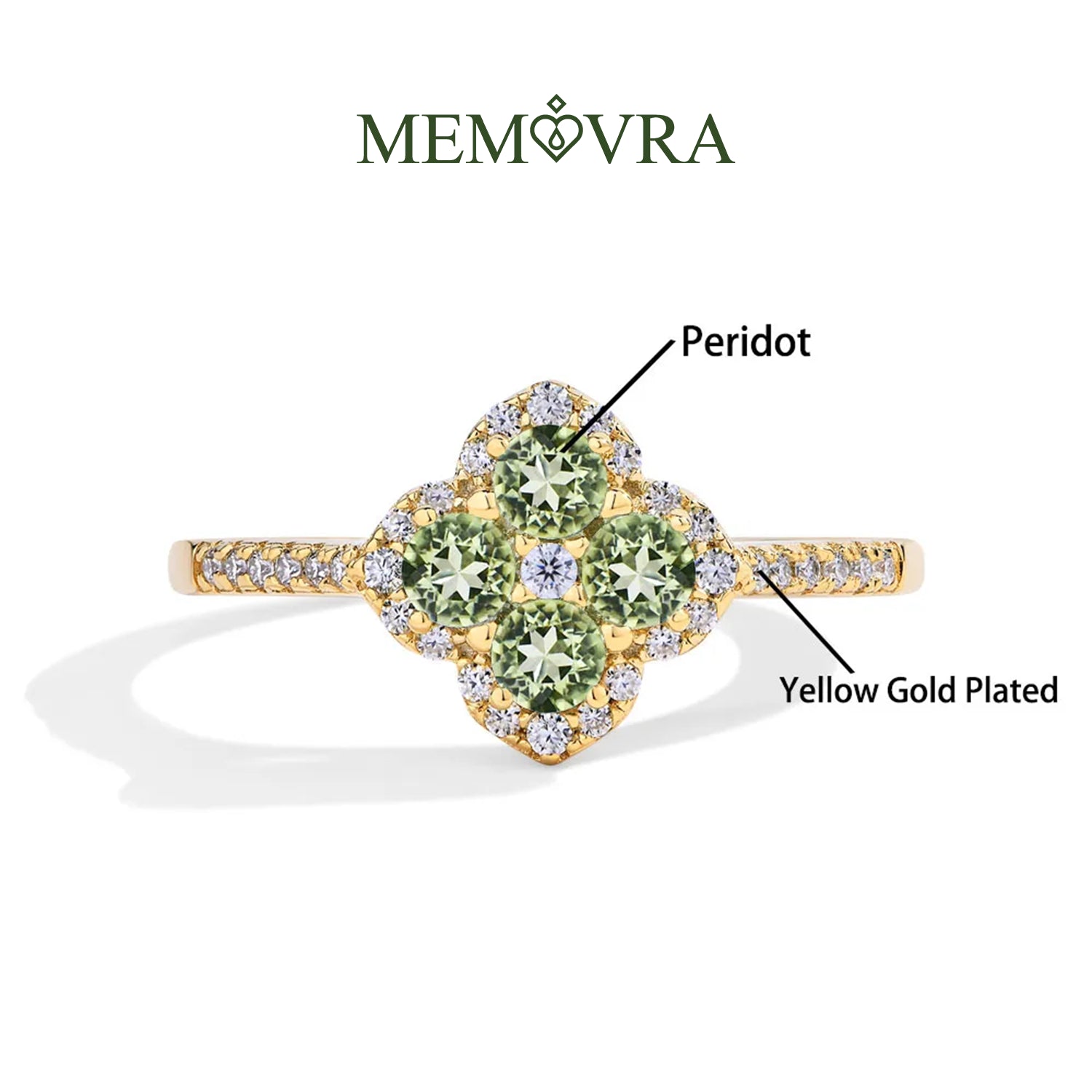 Radiant Charm Moissanite Party Ring